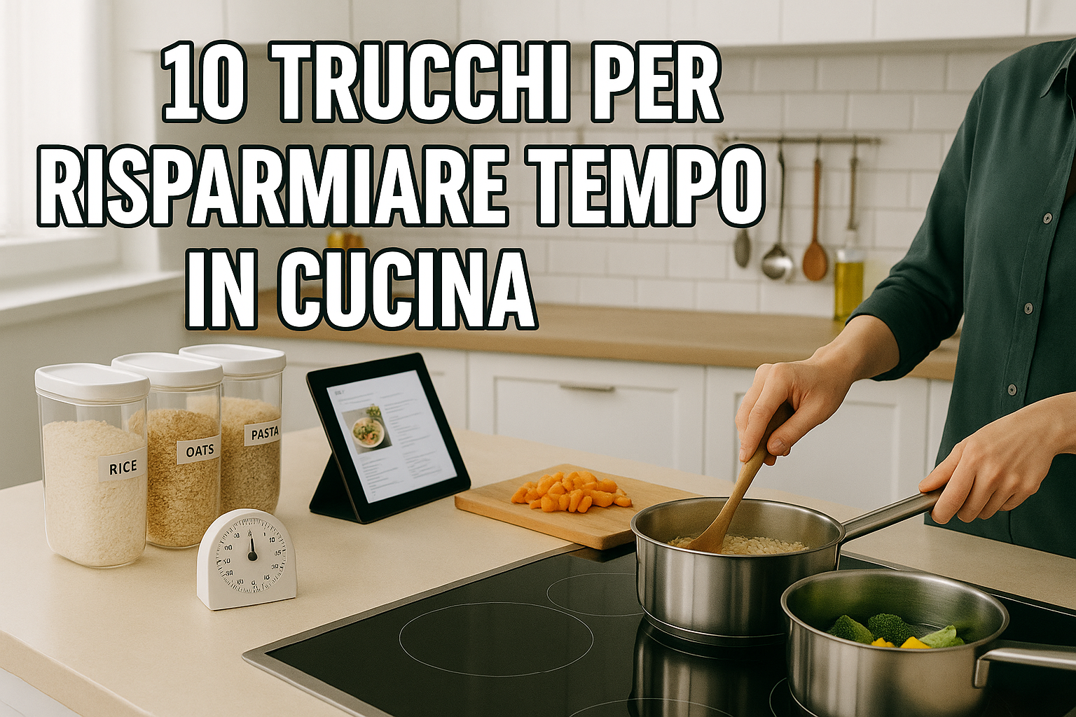 Cucina senza stress: 10 trucchi che ti salvano la settimana