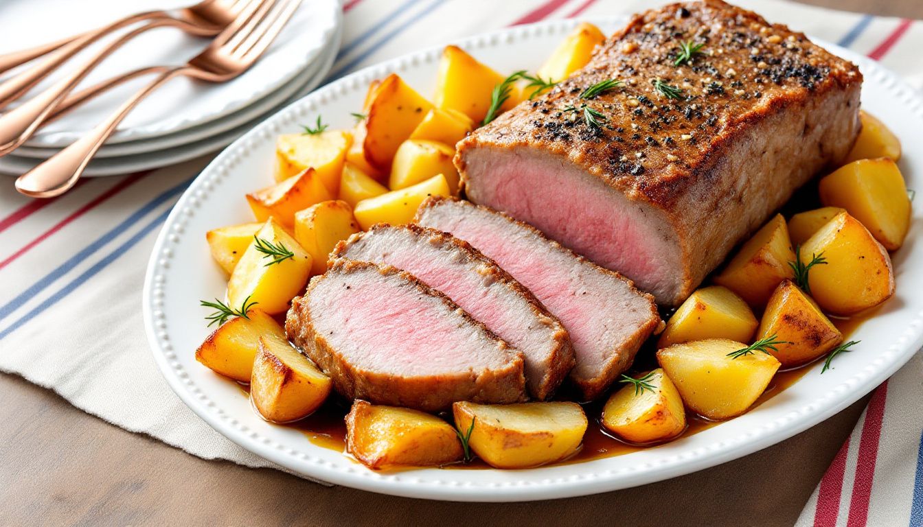 Arrosto di Vitello al Forno con Patate