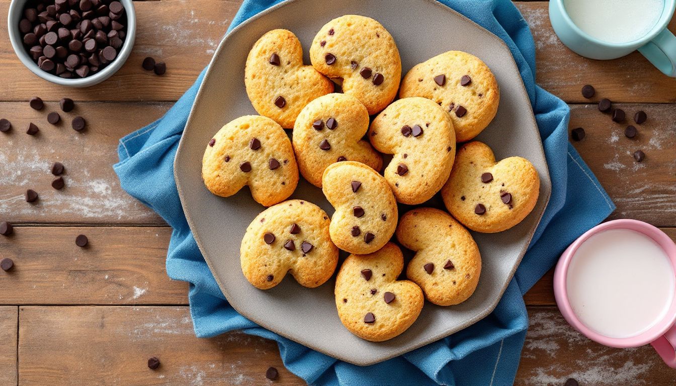 Biscotti con Gocce di Cioccolato
