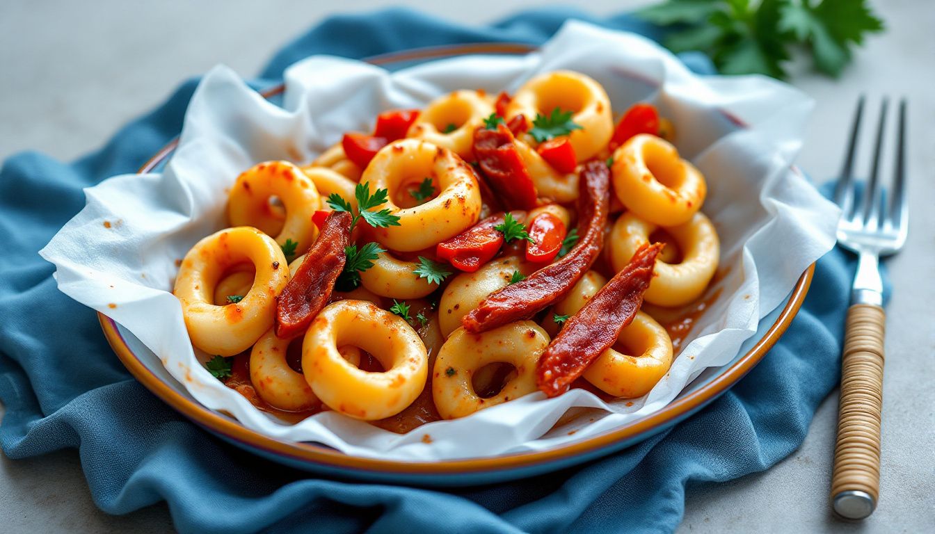 Calamarata al Cartoccio