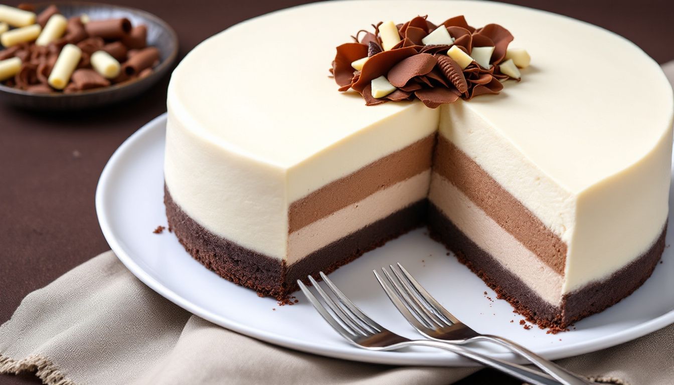 Cheesecake al Triplo Cioccolato
