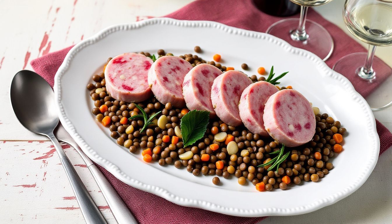 Cotechino con Lenticchie