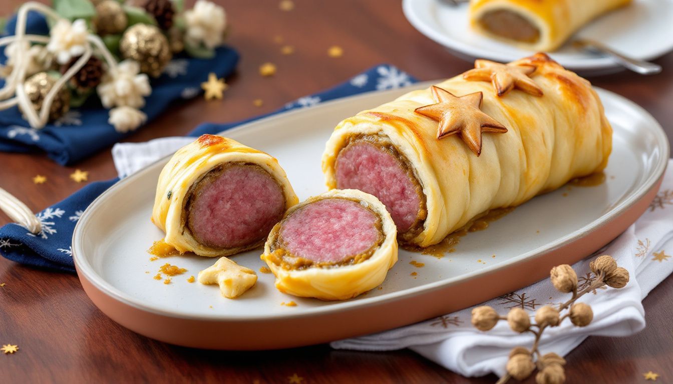 Cotechino in Crosta con Crema di Lenticchie