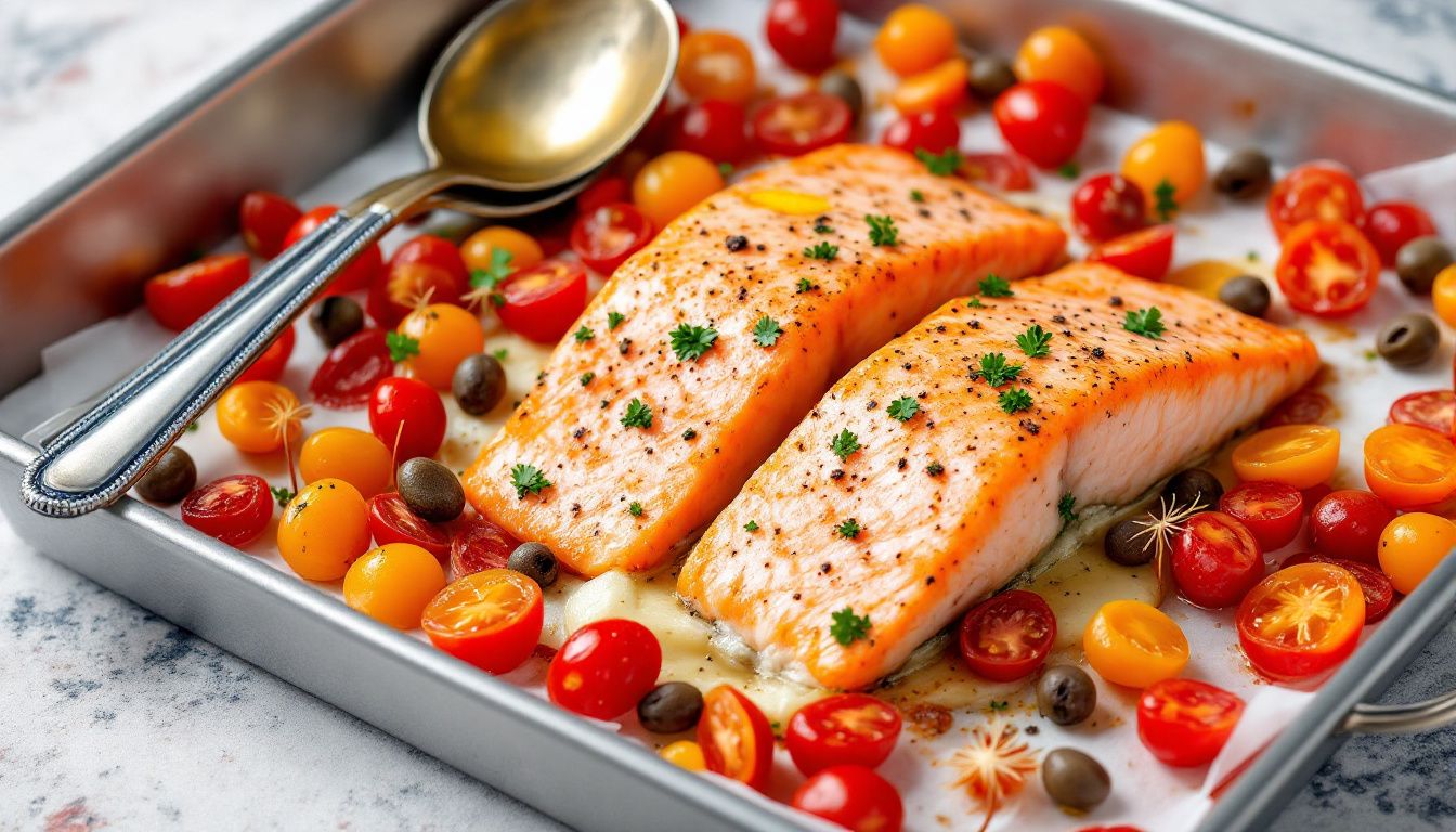Filetti di Salmone alla Mediterranea