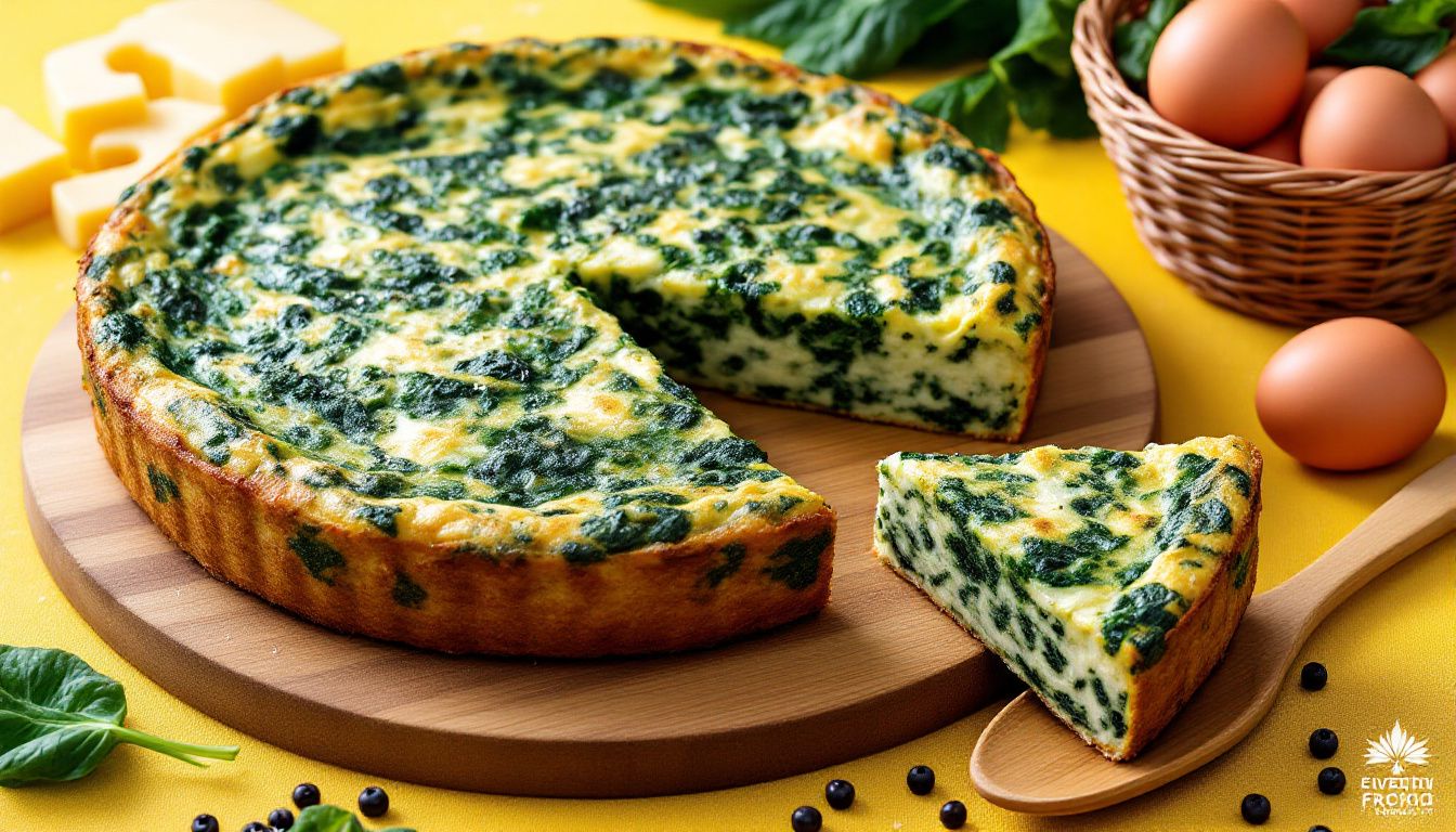 Frittata al Forno con Ricotta e Spinaci