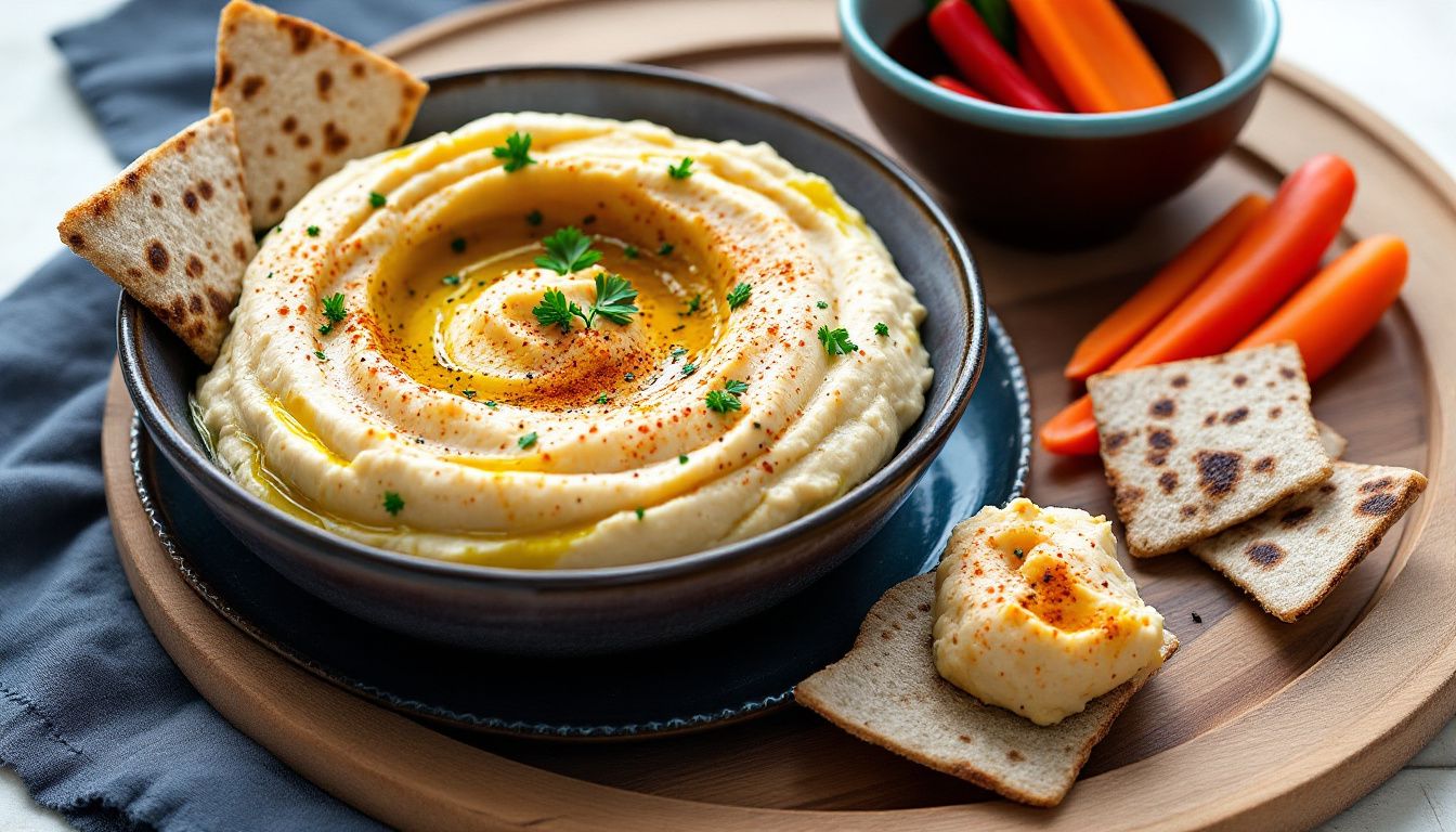 Hummus Tradizionale con Tahina Fatta in Casa