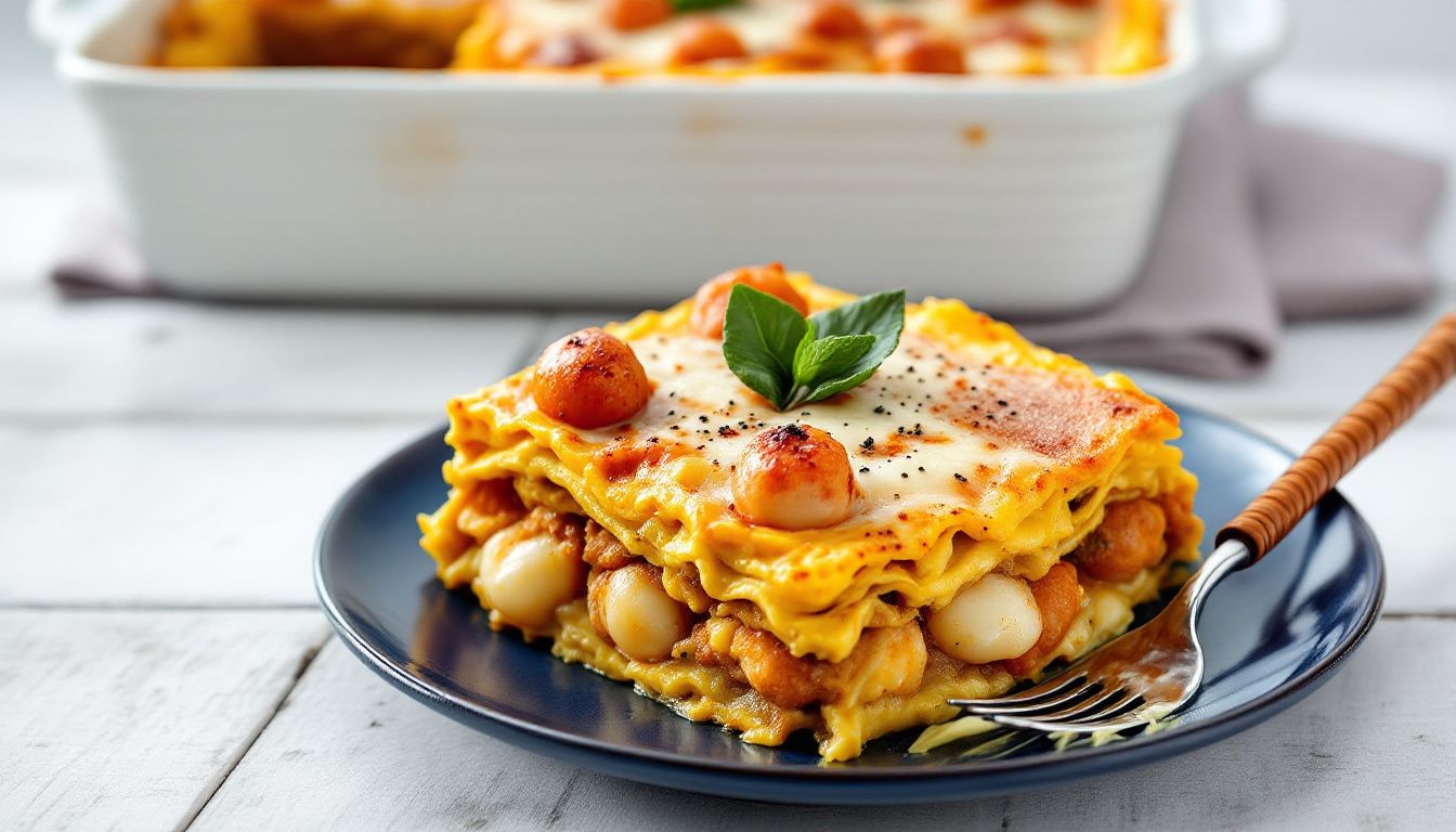 Lasagne con Zucca e Besciamella alla Noce Moscata
