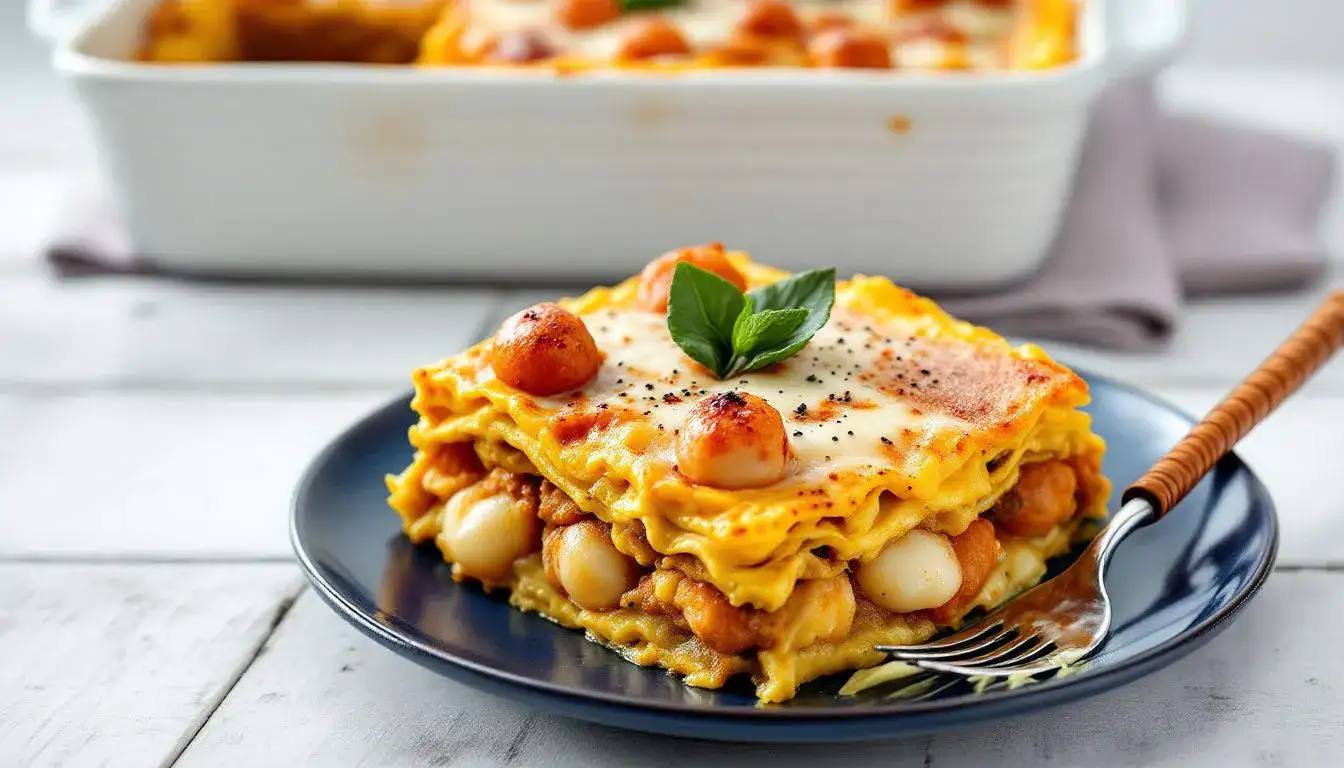 Lasagne con Zucca e Besciamella alla Noce Moscata