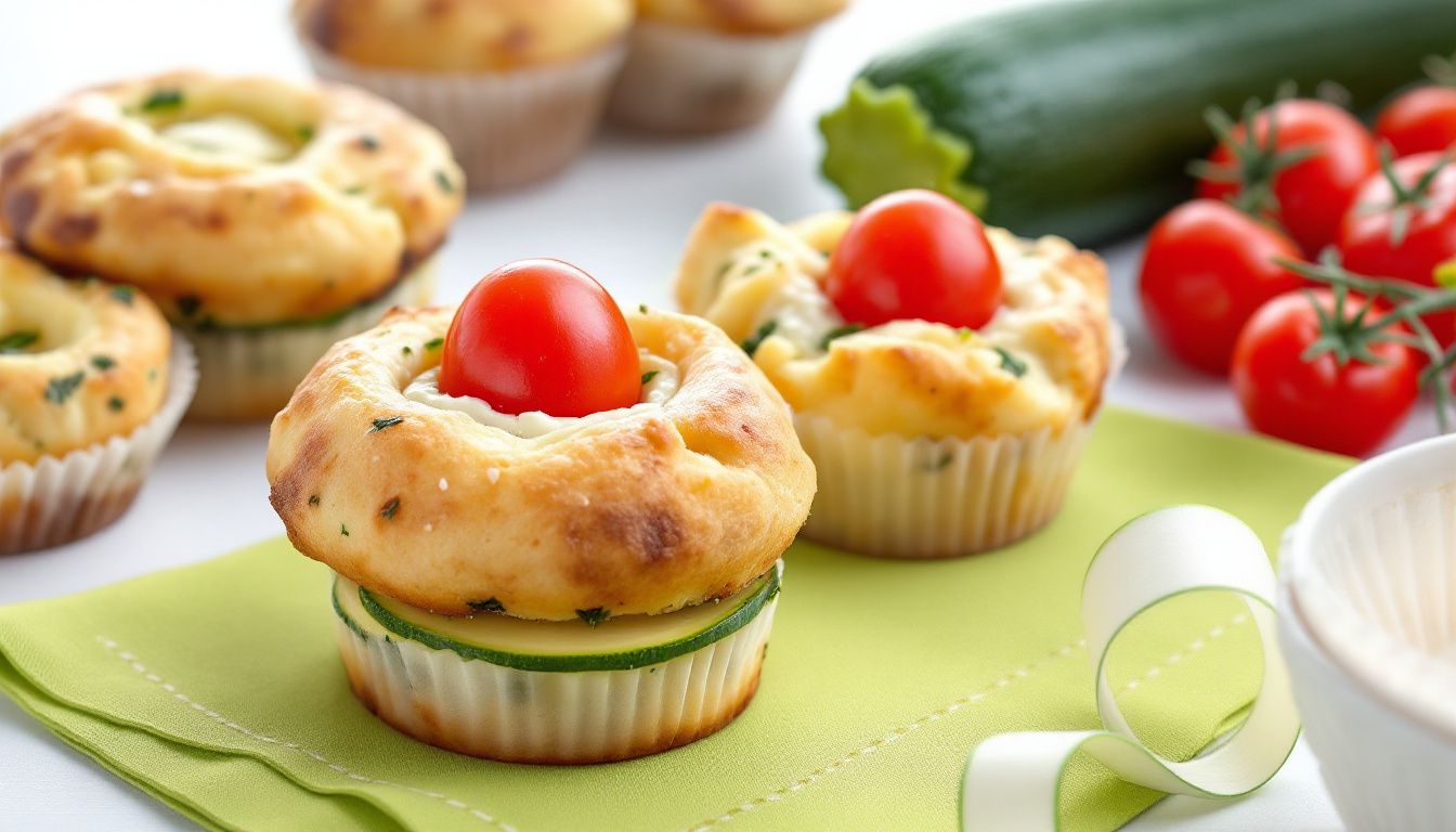 Muffin Salati con Ricotta e Zucchine