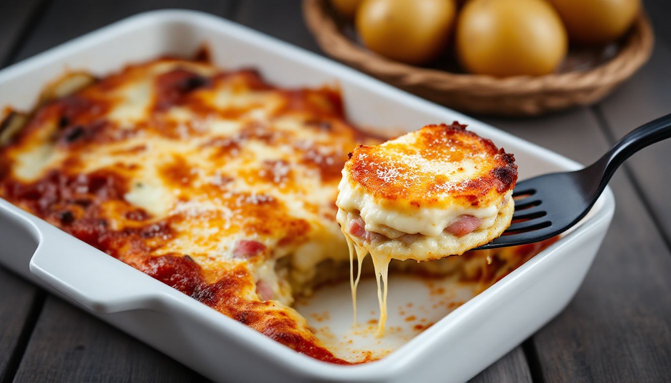 Parmigiana di Patate con Besciamella