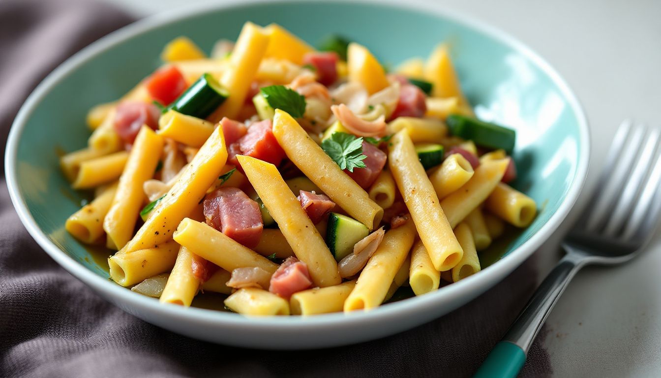 Pennette Integrali con Speck e Zucchine