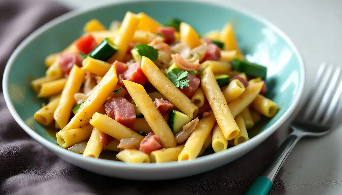 Pennette Integrali con Speck e Zucchine
