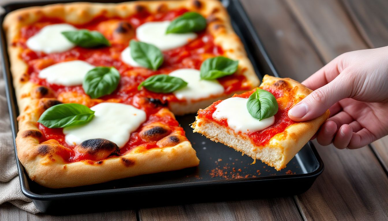 Pizza in Teglia Alta e Morbida