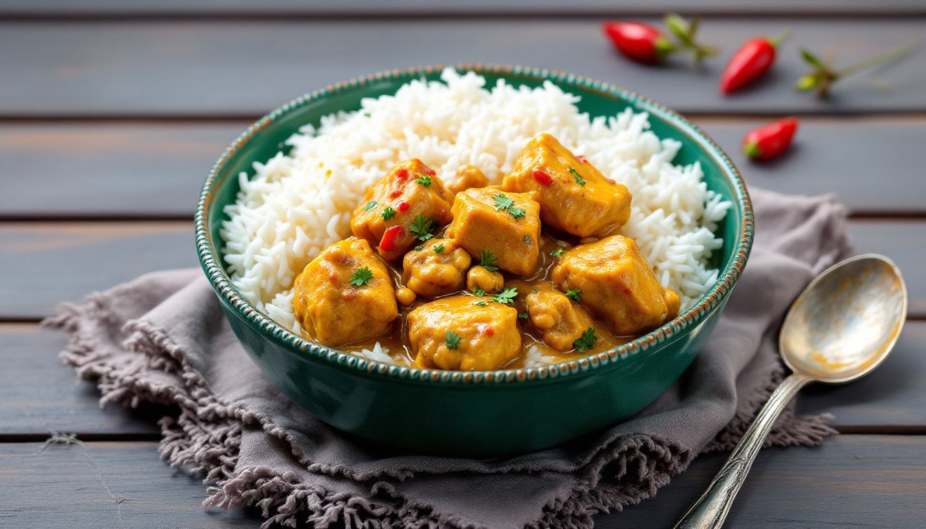 Pollo al Curry con Riso Basmati