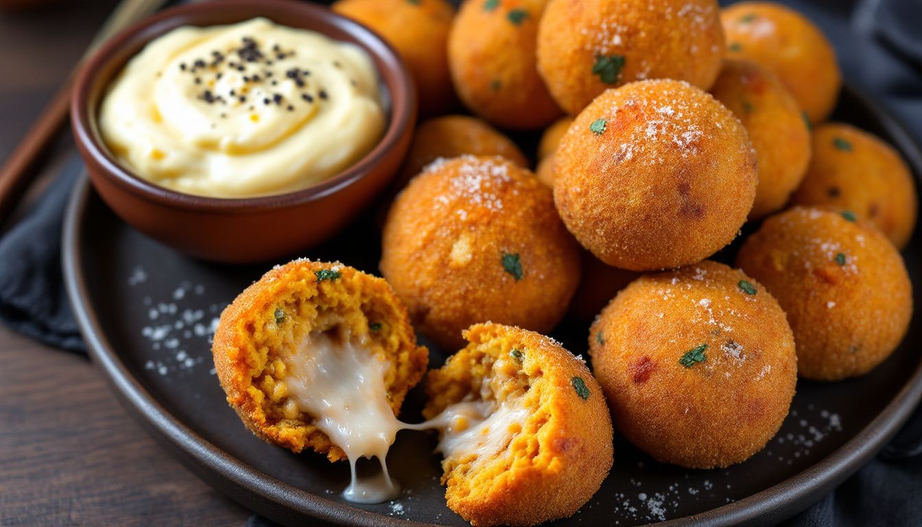Polpette di Ceci con Cuore Filante