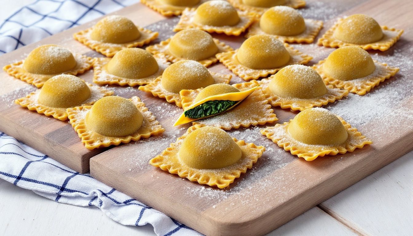 Ravioli Ricotta e Spinaci