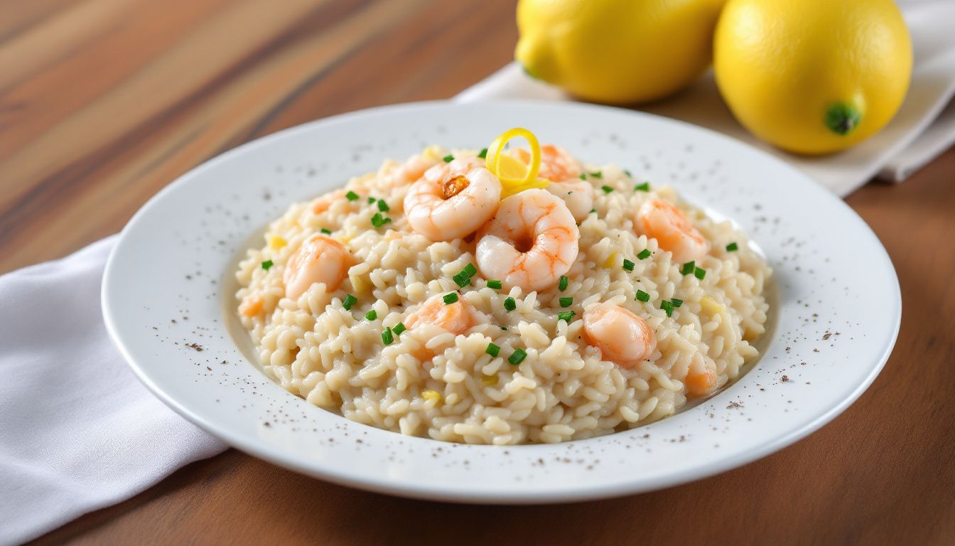 Risotto al Limone e Gamberetti