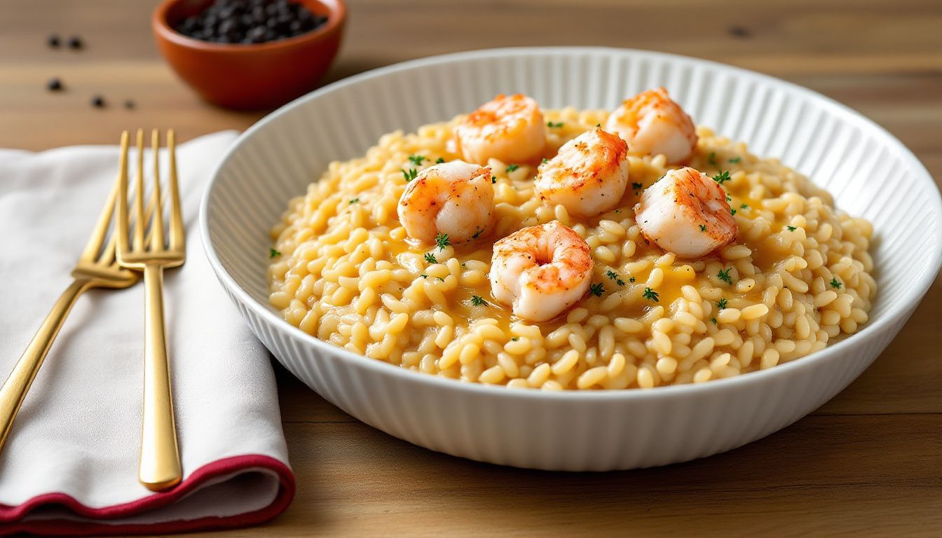 Risotto alla Crema di Scampi
