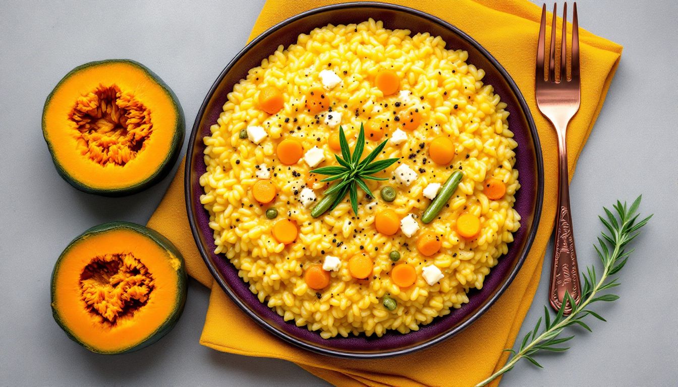 Risotto alla Zucca e Gorgonzola