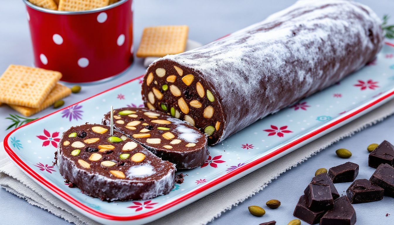 Salame di Cioccolato Senza Uova