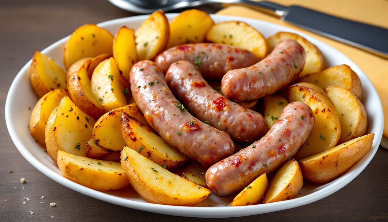Salsiccia e Patate al Forno
