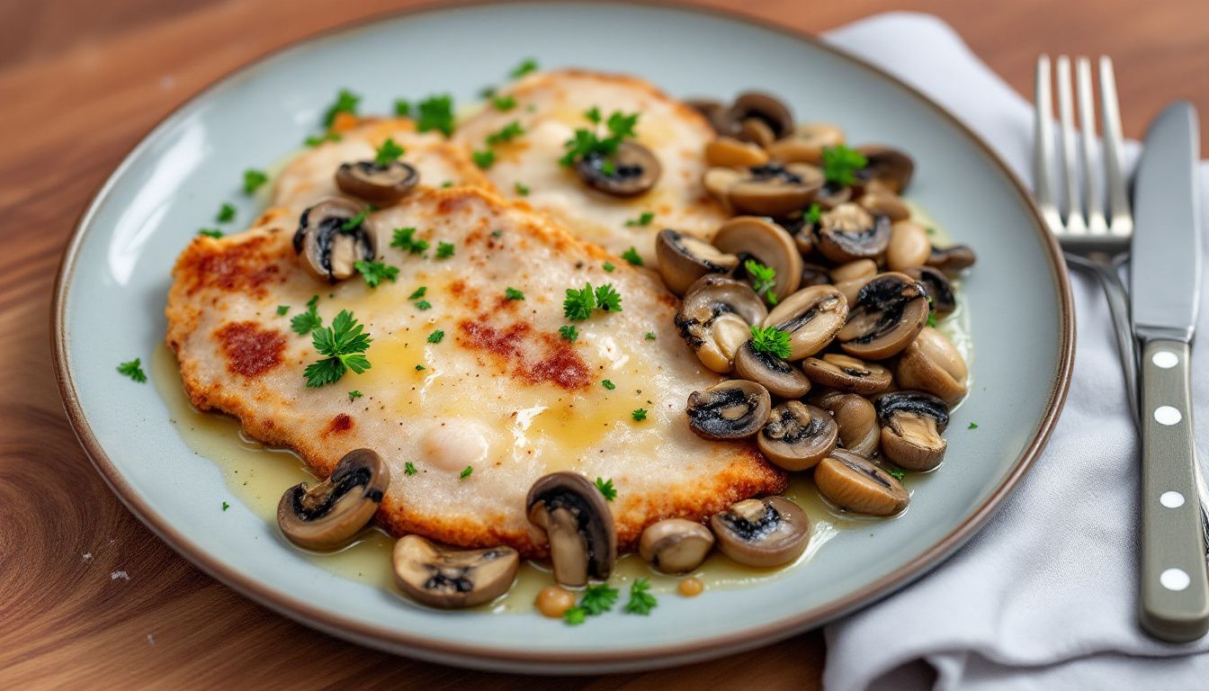 Scaloppine ai Funghi Champignon
