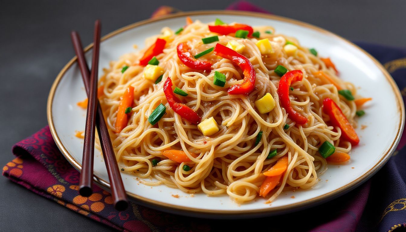 Spaghetti di Soia Saltati al Wok