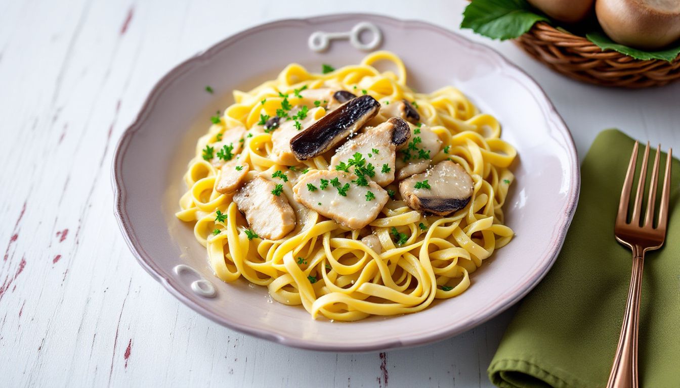 Tagliatelle ai Funghi Porcini