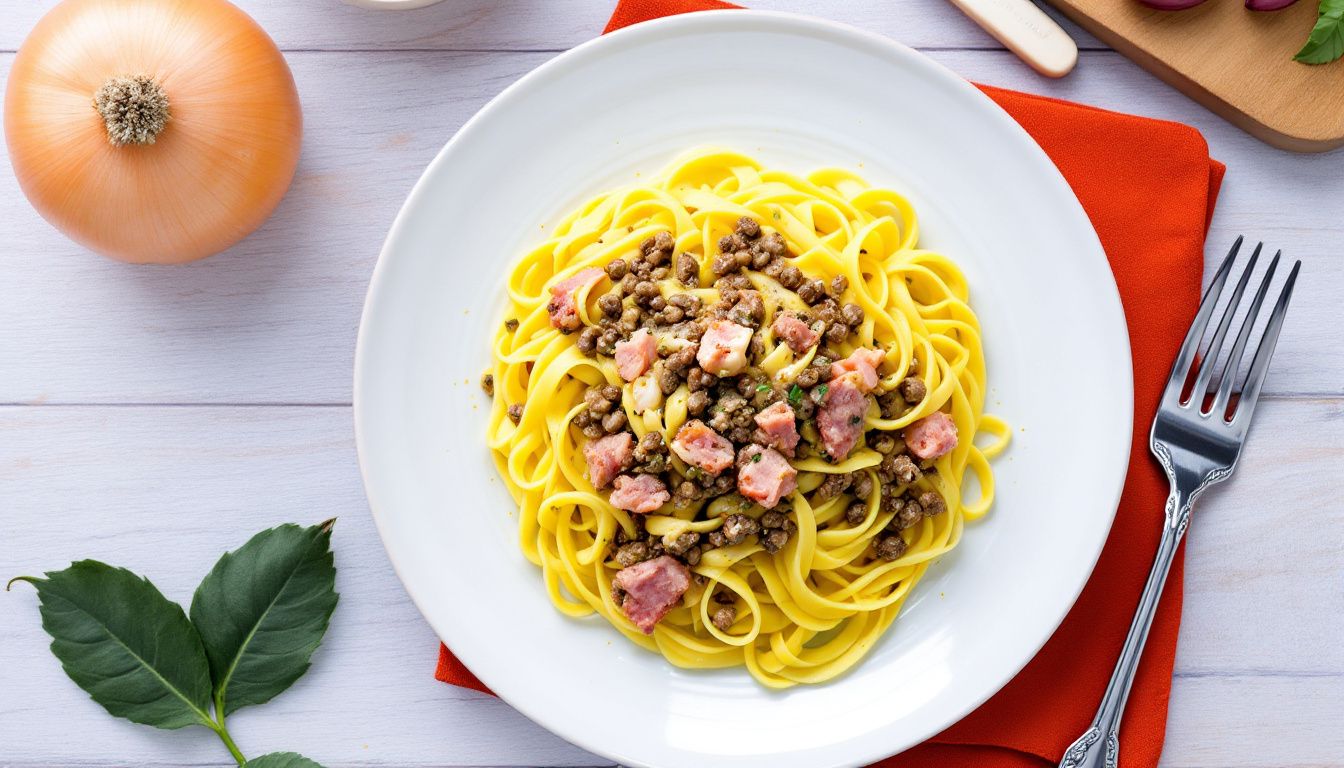 Tagliatelle al Ragù Bianco