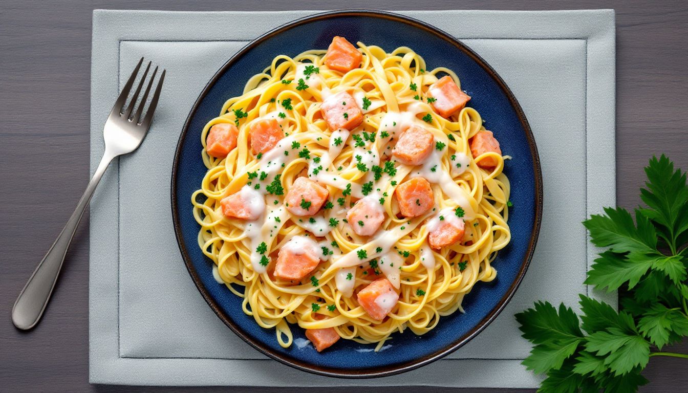 Tagliatelle al Salmone Affumicato
