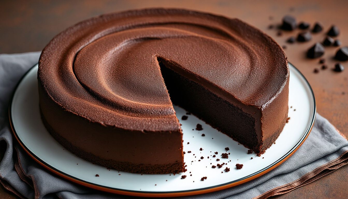 Torta al Cioccolato Fondente