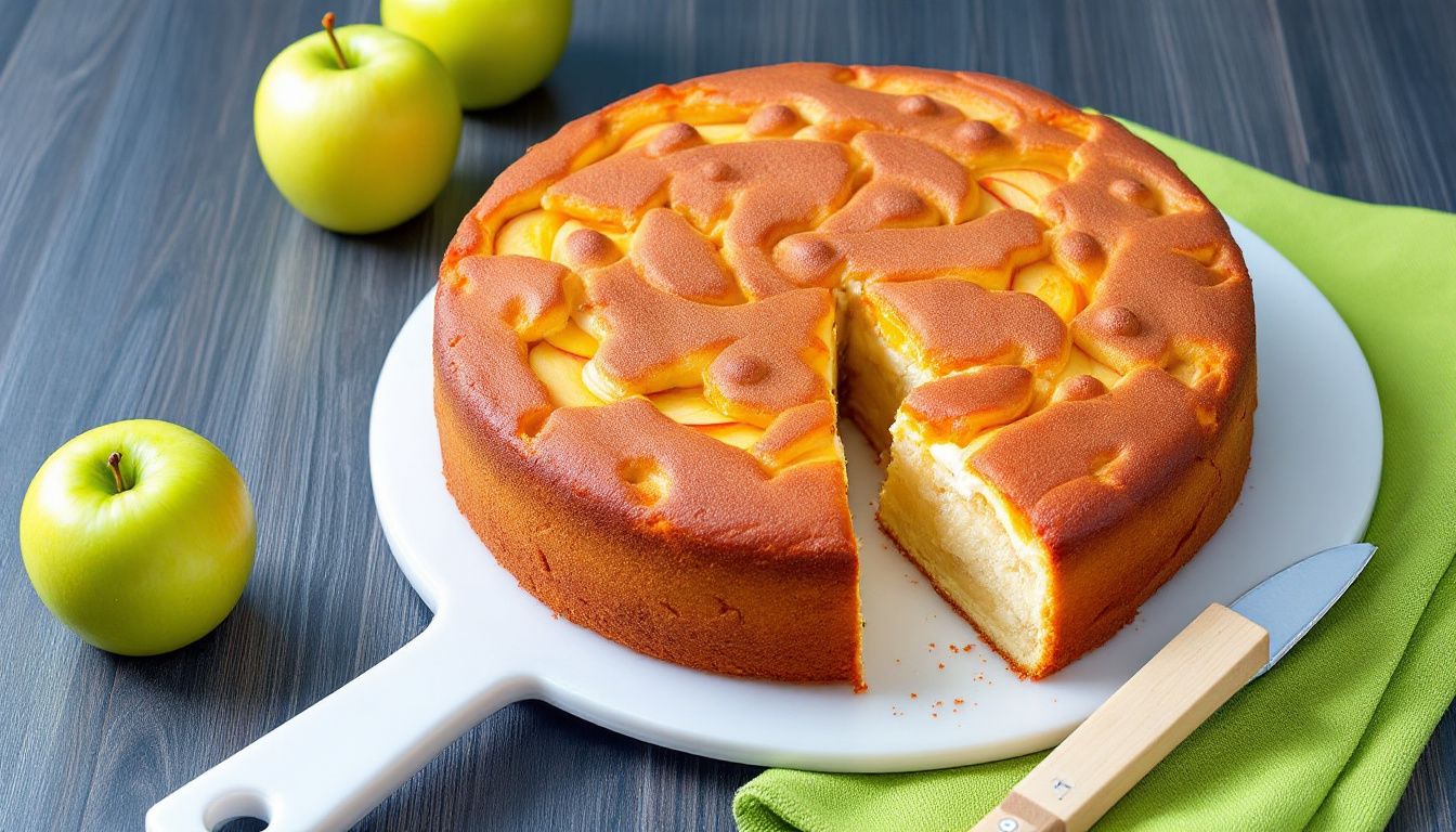 Torta di mele e mascarpone