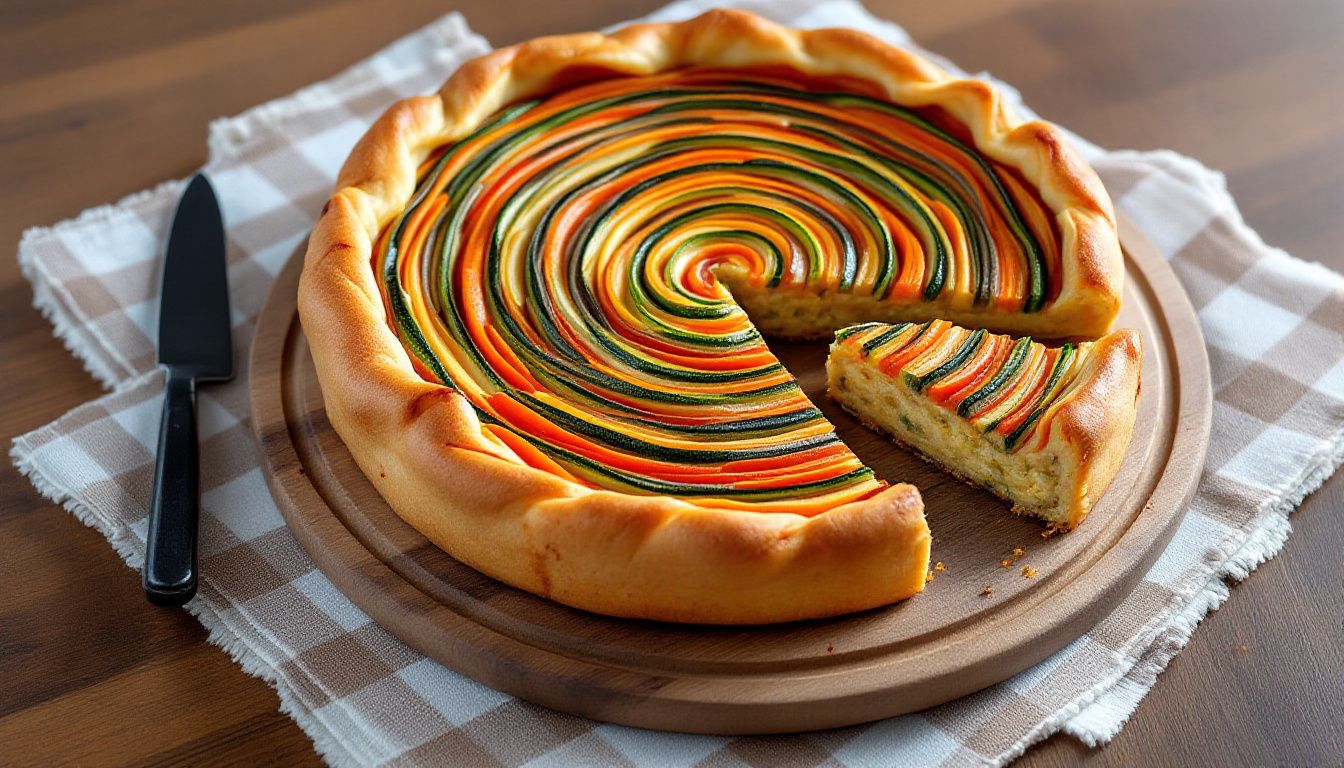 Torta Salata di Verdure con Besciamella